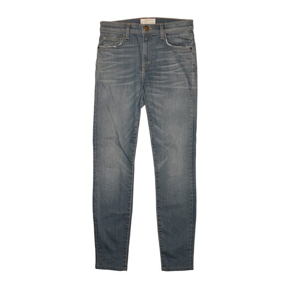 CURRENT ELLIOTT $228 High Waist Ankle Skinny‎ Stretch Denim Jean Seaview Blue 27 - Picture 1 of 4